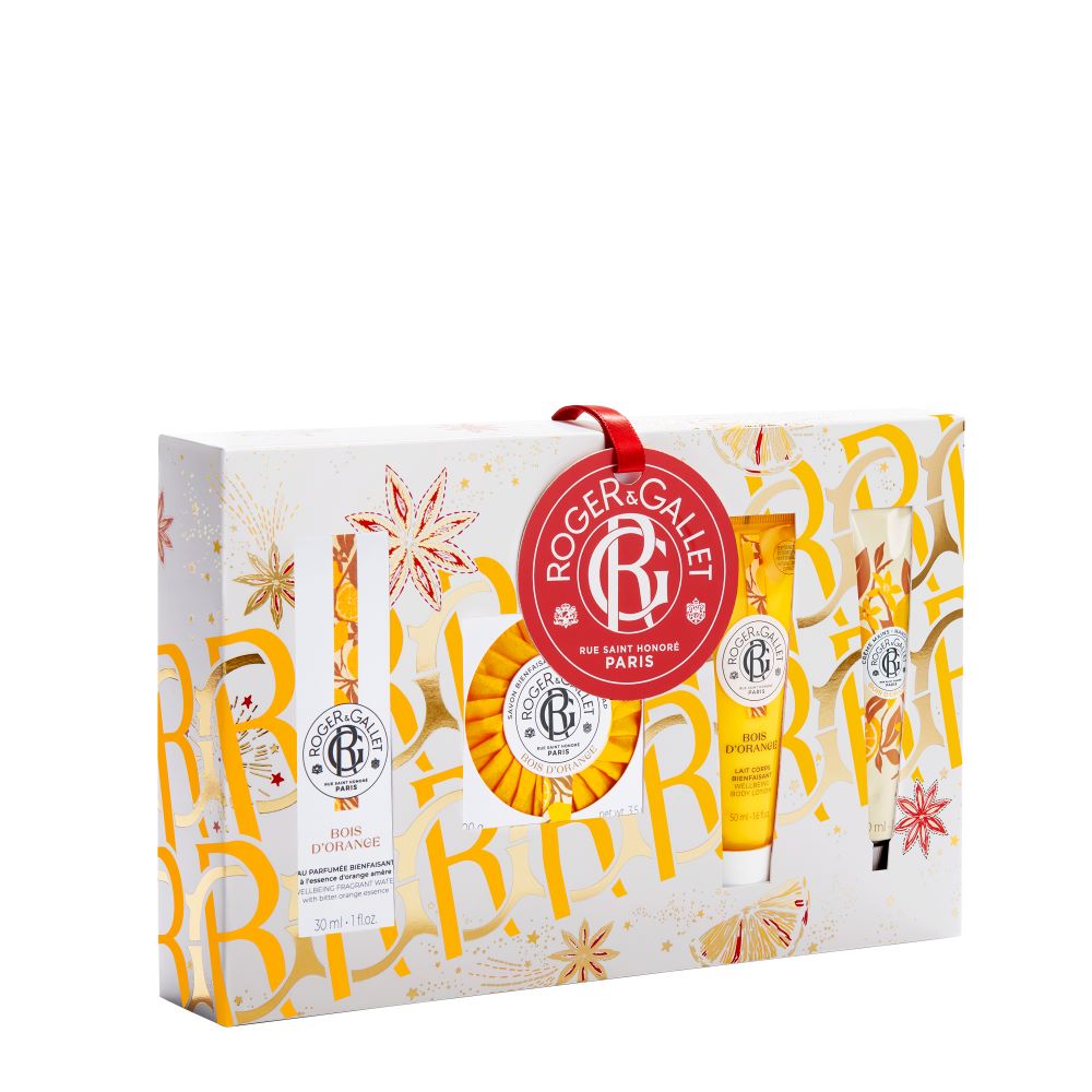 Roger & Gallet Bois Orange EDT 30ml Gift Set (EDT 30ml, Soap, Body Lotion, Hand Cream)