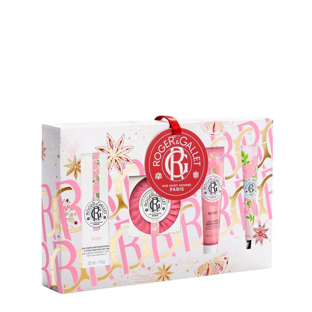 Roger & Gallet Rose EDT 30ml Gift Set (EDT 30ml, Soap, Body Lotion, Hand Cream)