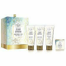 Scottish Fine Soaps Luxurious Gift Set Clear Crystal