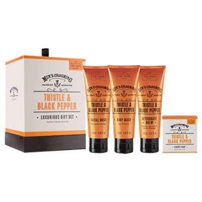 Scottish Fine Soaps Mens Thistle Luxurious Gift Set