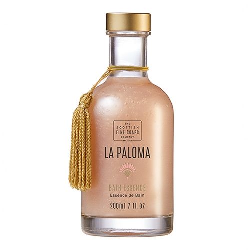 Scottish Fine Soaps La Paloma Bath Essence 200ml Glass Bottle