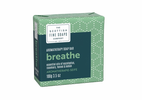 Scottish Fine Soaps Wellbeing Breathe Soap 100g