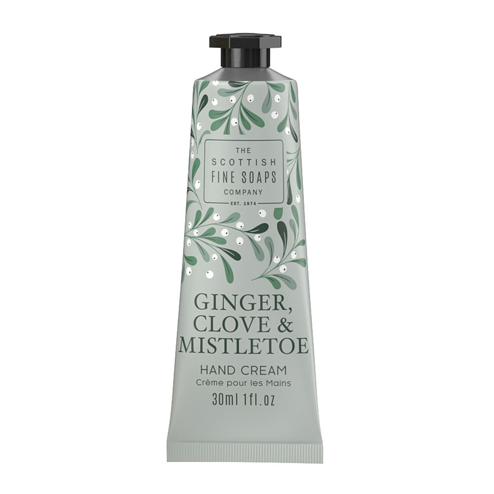 Scottish Fine Soaps Ginger, Clove and Mistletoe Hand Cream 30ml