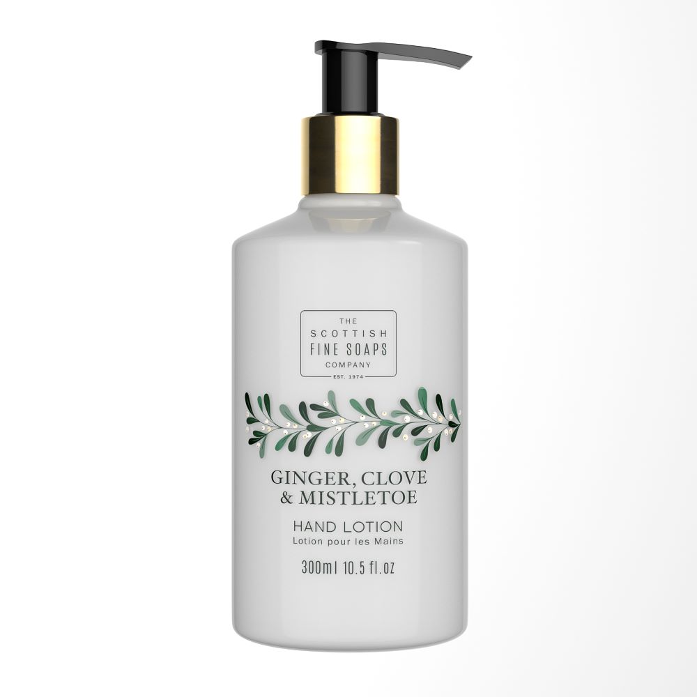 Scottish Fine Soaps Ginger, Clove and Mistletoe Hand Lotion 300ml