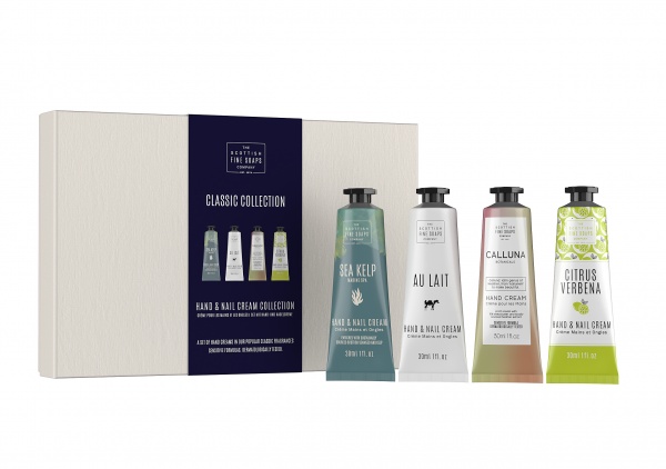 Scottish Fine Soaps Hand & Nail Cream Collection 4 x 30ml