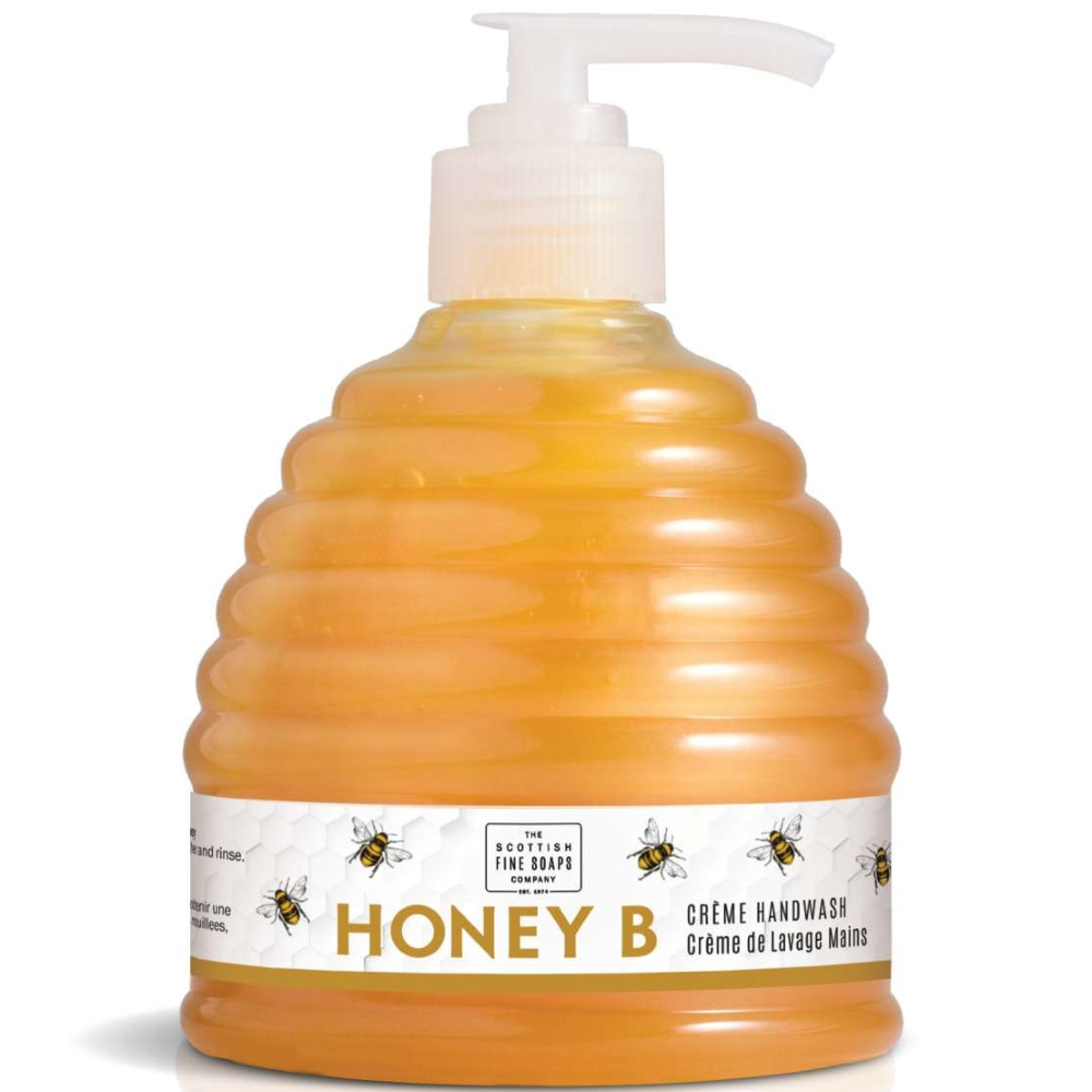 Scottish Fine Soaps Honey Bee Hand Wash 500ml Pump Bottle