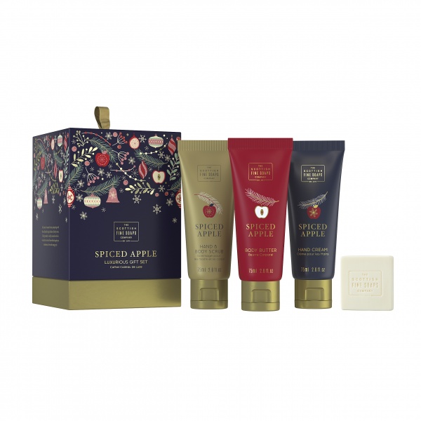 Scottish Fine Soaps Spiced Apple Baubles Luxury Gift Set