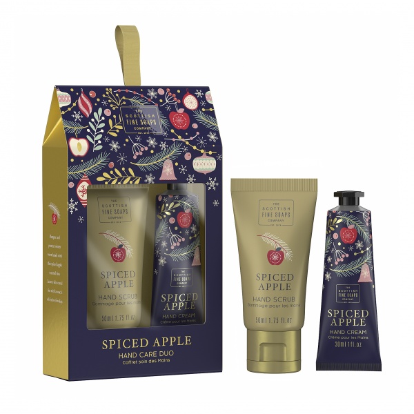 Scottish Fine Soaps Spiced Apple Baubles Hand Care Duo