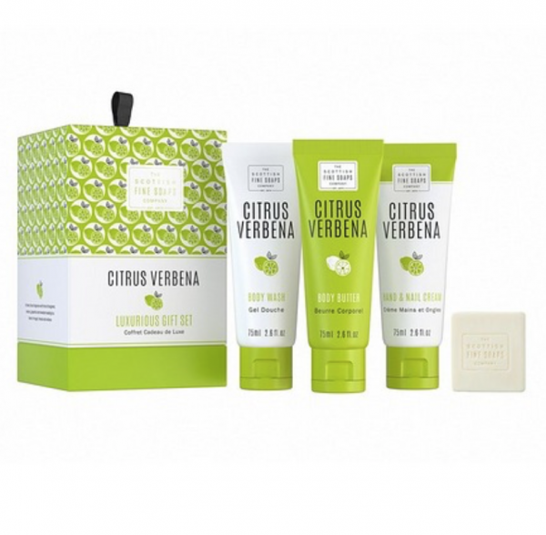 Scottish Fine Soaps Citrus Verbena Luxurious Gift Set