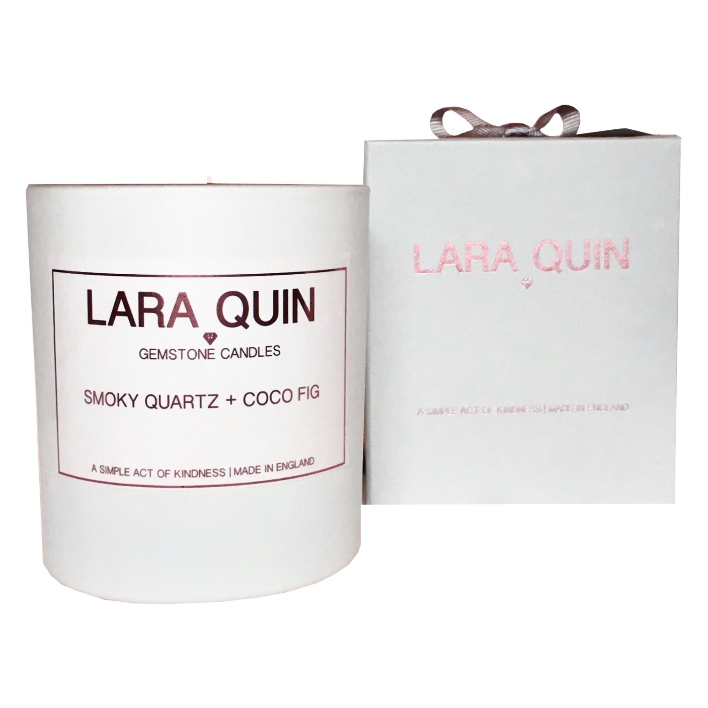Lara Quin Smoky Quartz & Coco Fig Candle 220g
