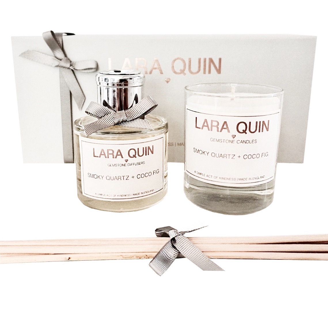 Lara Quin Smoky Quartz & Coco Fig Luxe Gift Set