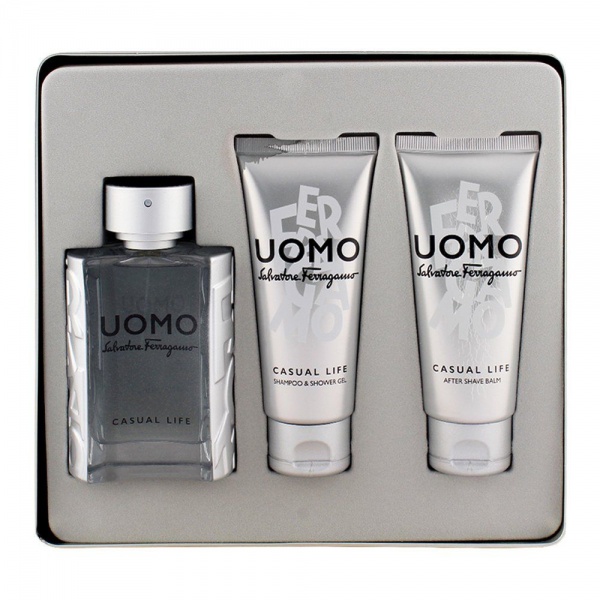 Set Ferragamo Life Gift 100ml EDT Salvatore Casual Uomo