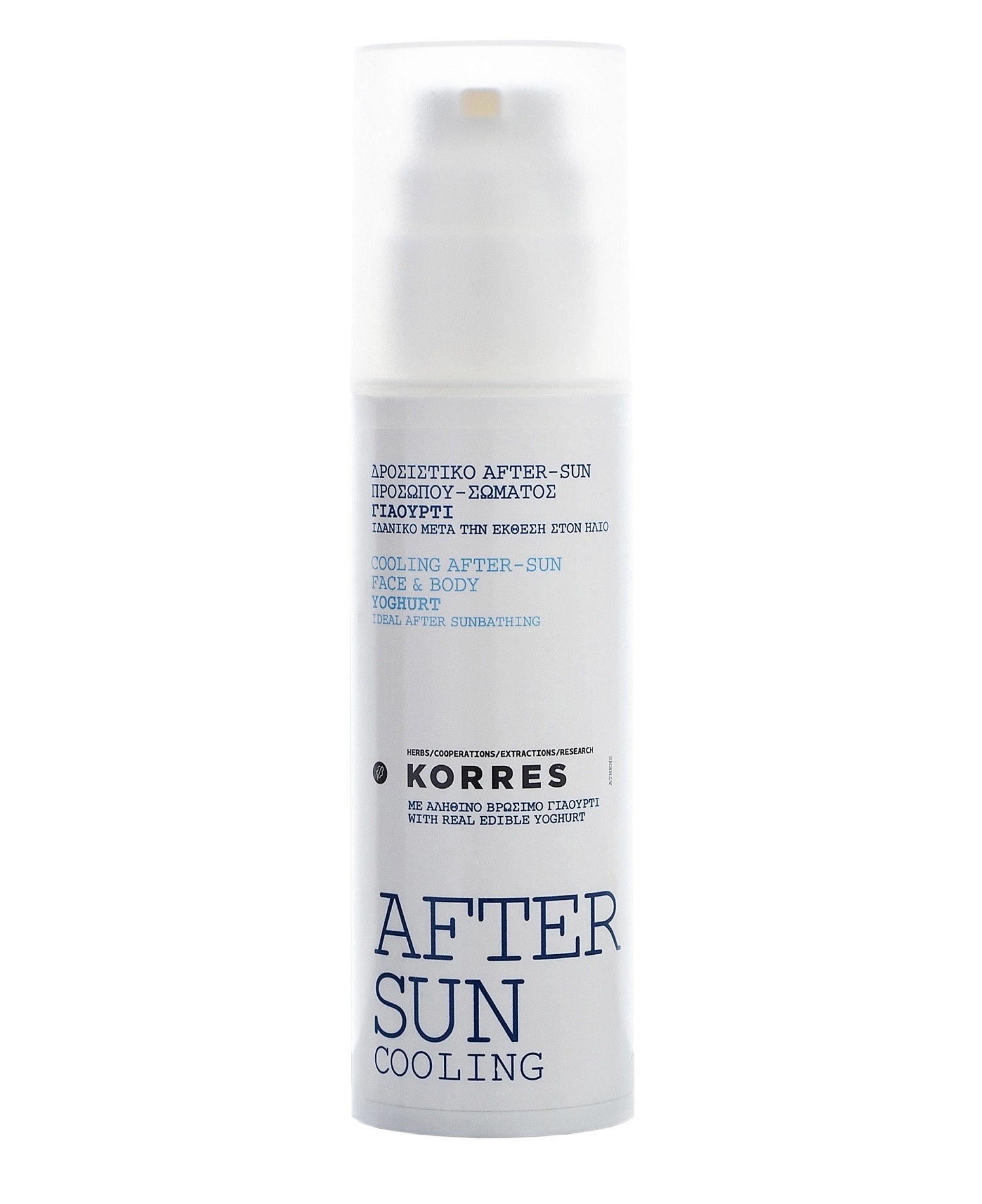 Korres Yoghurt AfterSun Face & Body Cooling Gel 150ml thefragrancecounter.co.uk