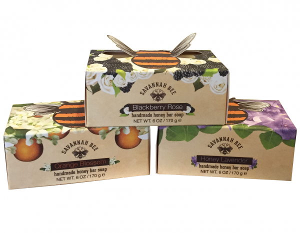 Savannah Bee Blackberry Rose Soap 170g