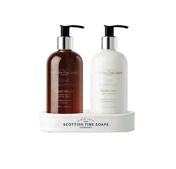 Scottish Fine Soaps Silver Buckthorn Hand Care Set