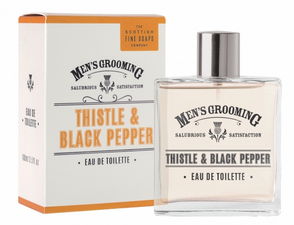 Scottish Fine Soaps Mens Grooming Thistle & Black Pepper Eau De Toilette 100ml