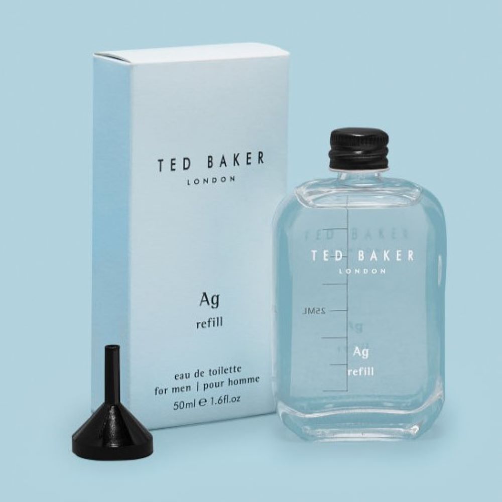 Ted Baker Ag Silver Eau de Toilette 50ml Travel Tonic Refill