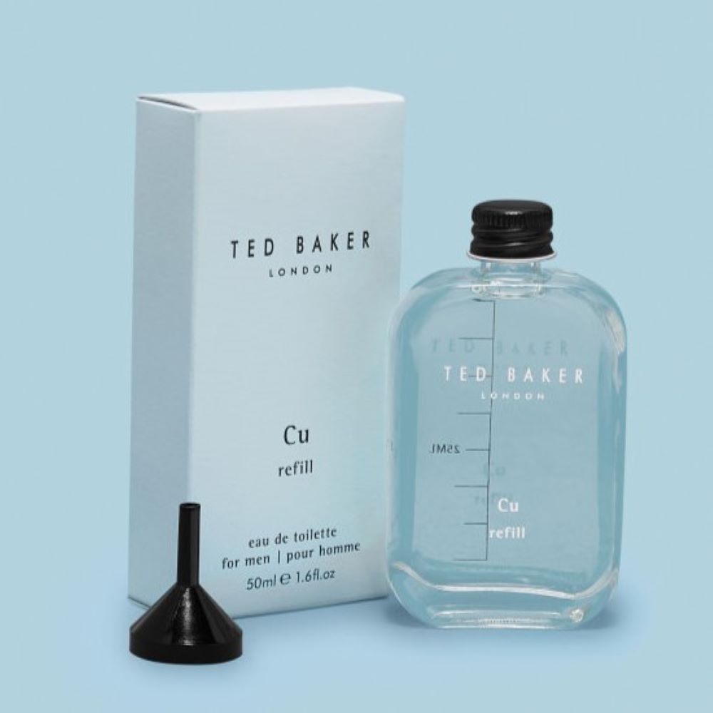 Ted Baker Cu Copper Eau de Toilette 50ml Travel Tonic Refill